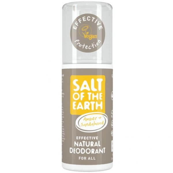 Salt Of The Earth Amber + Sandalwood Natural Deodorant Spray 100 ml