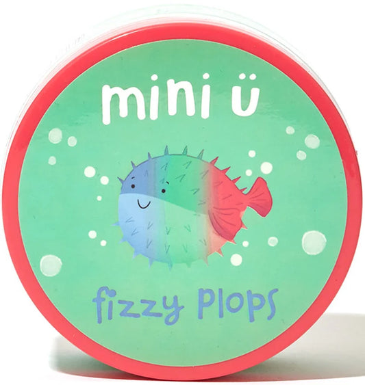 Mini-U Fizzy Plops Colored effervescent bath tablets 4x40 g