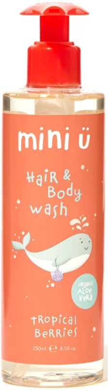 Mini-U Hair & Body Wash Tropical Berries For kids 250 ml