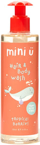 Mini-U Hair & Body Wash Tropical Berries For kids 250 ml