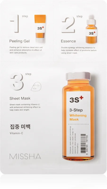 Missha 3-Step Brightening mask 25 g