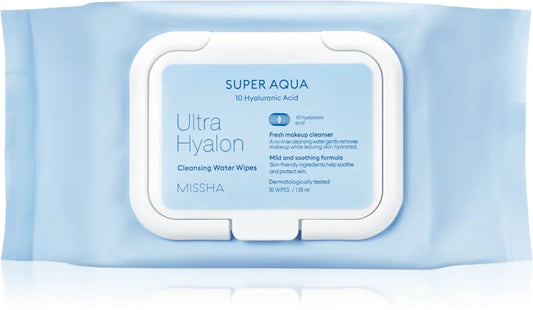 Missha Ultra Hyalon Make-up removal wipes 30 wipes