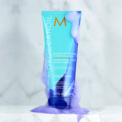 Moroccanoil Color Care Blonde perfecting purple shampoo