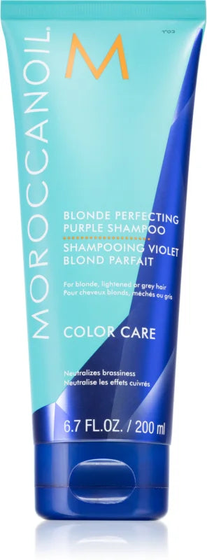 Moroccanoil Color Care Blonde perfecting purple shampoo