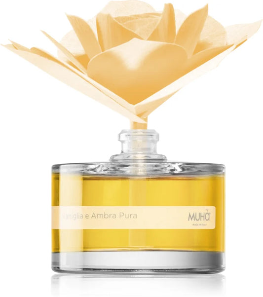 Muha Rosa Vaniglia e Ambra Pura aroma diffuser 50 ml