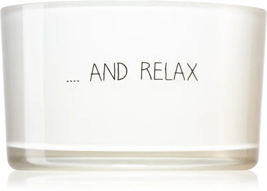 My Flame Fresh Cotton ... And Relax scented candle 9x5 cm