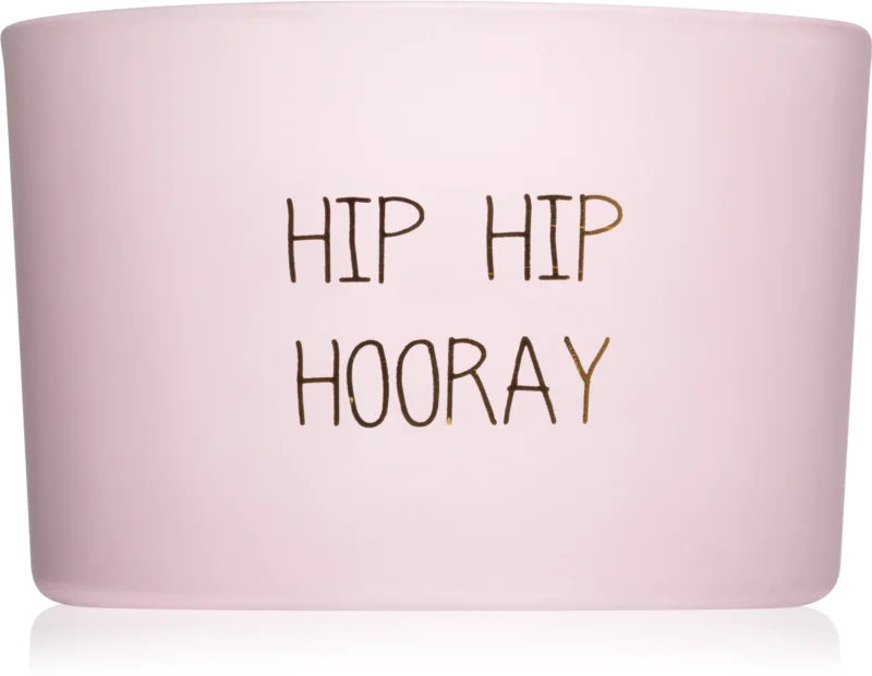 My Flame Green Tea Time Hip Hip Hooray scented candle 7x5 cm
