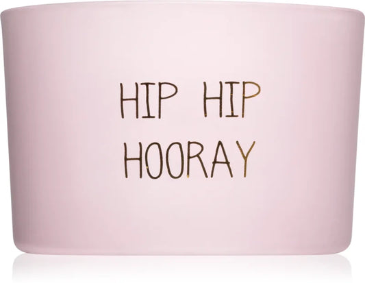 My Flame Green Tea Time Hip Hip Hooray scented candle 7x5 cm