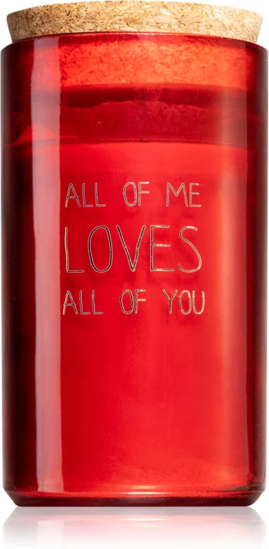 My Flame Unconditional All Of Me Loves All Of You scented candle 7x12 cm
