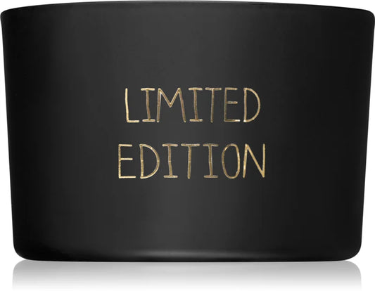 My Flame Warm Cashmere Limited Edition scented candle with wooden wick 5x7.5 cm