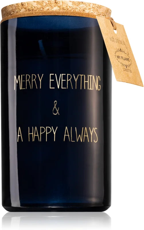 My Flame Winter Glow Merry Everything & Happy Always scented candle 7x12 cm