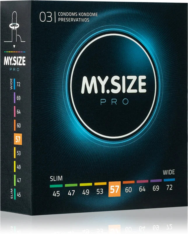36 Pack My Size PRO 49mm Condoms - Snug Fit, Smaller/Narrow, Retail Box