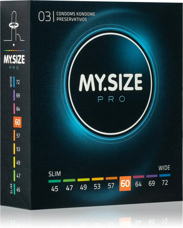 My.Size Pro 60 mm 3 condoms