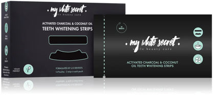 My White Secret Charcoal and Coconut Oil Teeth Whitening Strips