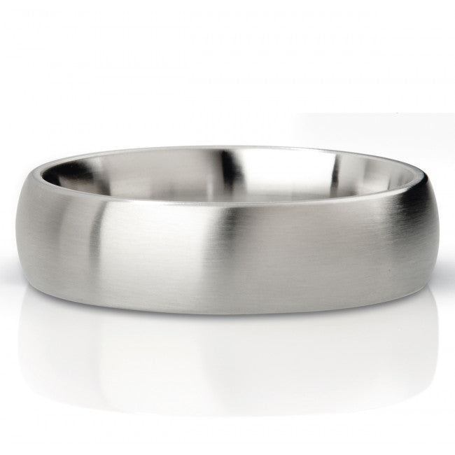Mystim His Ringness The Earl Round Cock Ring 55mm Brushed