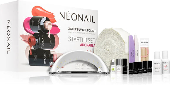NeoNail 3 Step UV Gel Polish Adorable Starter Set