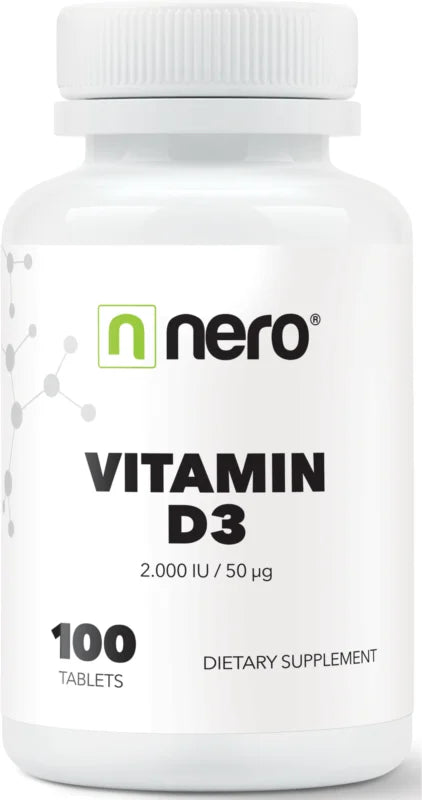 NERO Vitamin D3 2000 IU 100 tablets