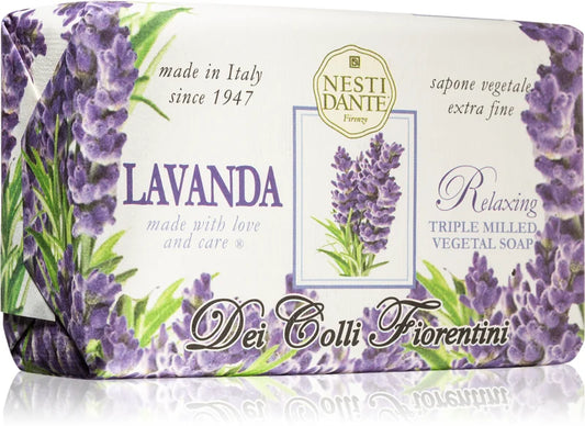 Nesti Dante Dei Colli Fiorentini Lavender Relaxing Soap Bar 250 g