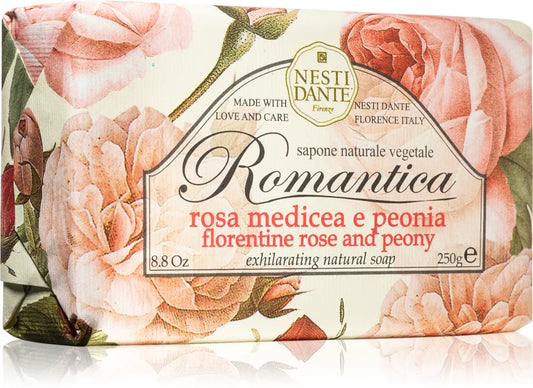 Nesti Dante Romantica Florentine Rose and Peony Soap Bar 250 g
