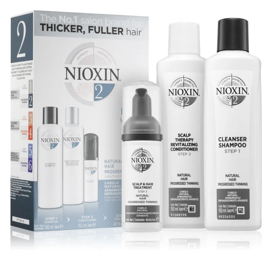 Nioxin System 2 Natural Hair Progressed Thinning Set 1