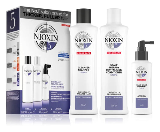Nioxin System 5 Color Safe Chemically Treated Hair Light Thinning Set 2