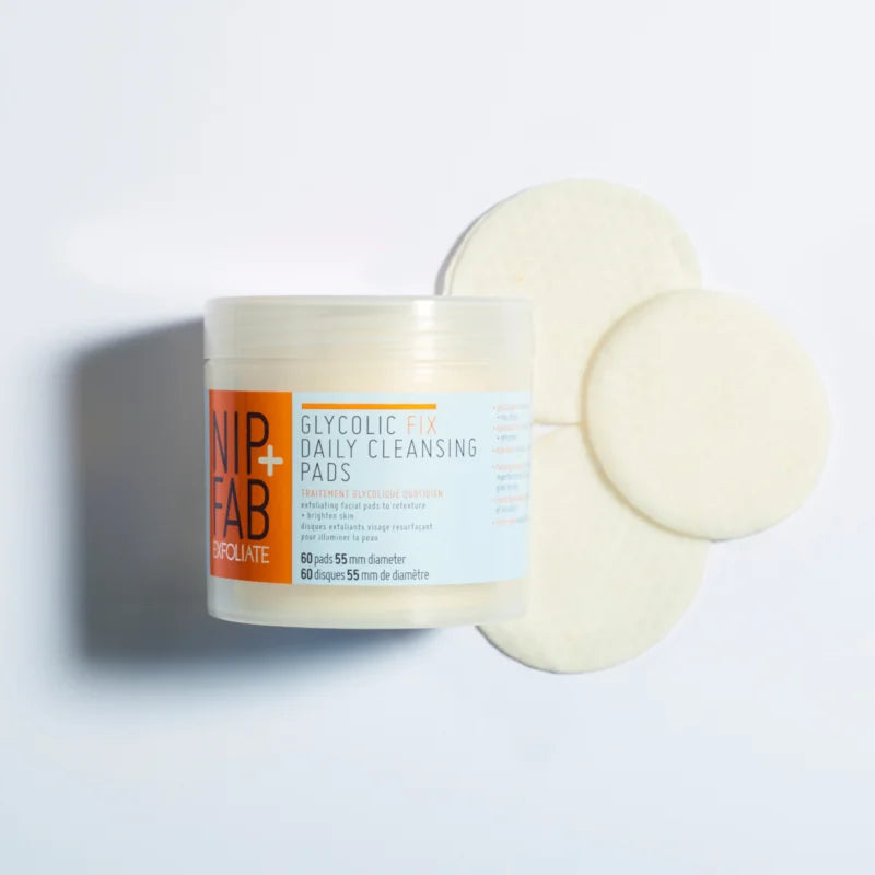 NIP+FAB Glycolic Fix 60 Cleansing swabs