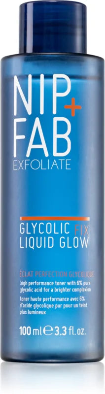 NIP+FAB Glycolic Fix Extreme Liquid Glow exfoliating face toner 100 ml