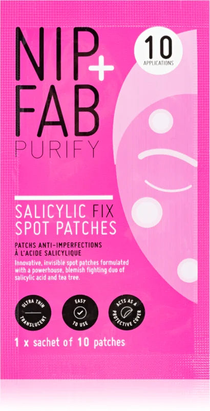 NIP+FAB Salicylic Fix Invisible patches for acne treatment 10 patches