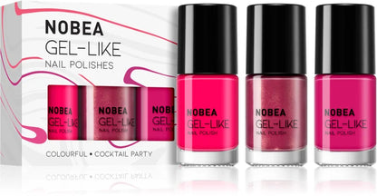 NOBEA Colorful Cocktail Nail Polish Party Set