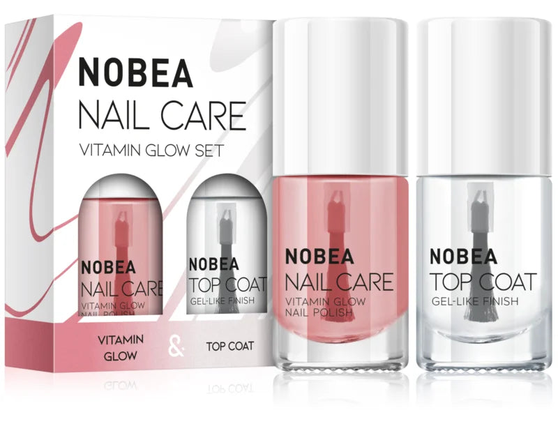 NOBEA Nail Care Vitamin Glow Nail Polish Set