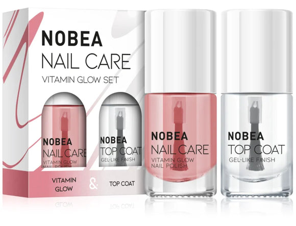 NOBEA Nail Care Vitamin Glow Nail Polish Set