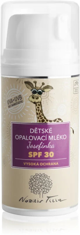 Nobilis Tilia Josefinka Sun Lotion for Kids SPF 30 - 100 ml