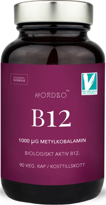 Nordbo Vitamin B12 1000 ug 90 capsules