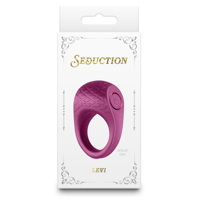 NS Novelties Seduction Levi Metallic Burgundy