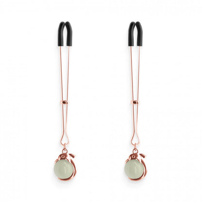 NS Novelties Bound Nipple Clamps G1 Rose Gold