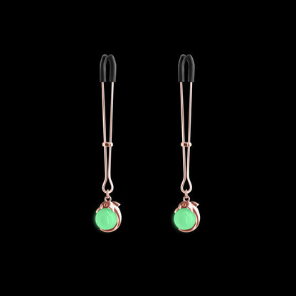 NS Novelties Bound Nipple Clamps G1 Rose Gold