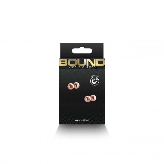 NS Novelties Bound Nipple Clamps M1 Rose Gold