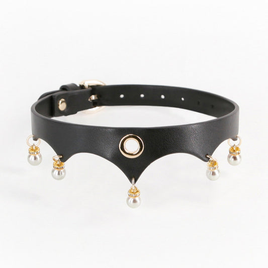 NS Novelties Fetish & Fashion Jezebel Collar Black