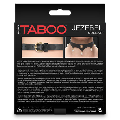 NS Novelties Fetish & Fashion Jezebel Collar Black
