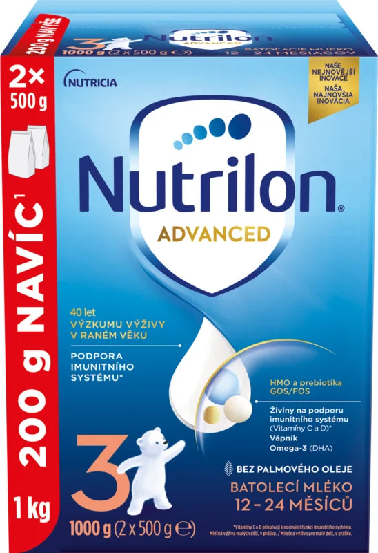 Nutrilon Advanced 3 Toddler milk 2x500 g