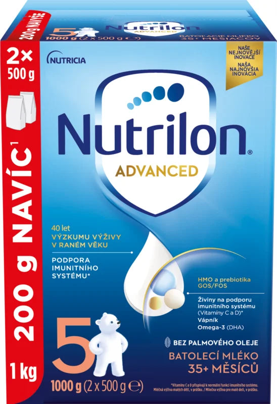 Nutrilon Advanced 5 Toddler milk 2x500 g