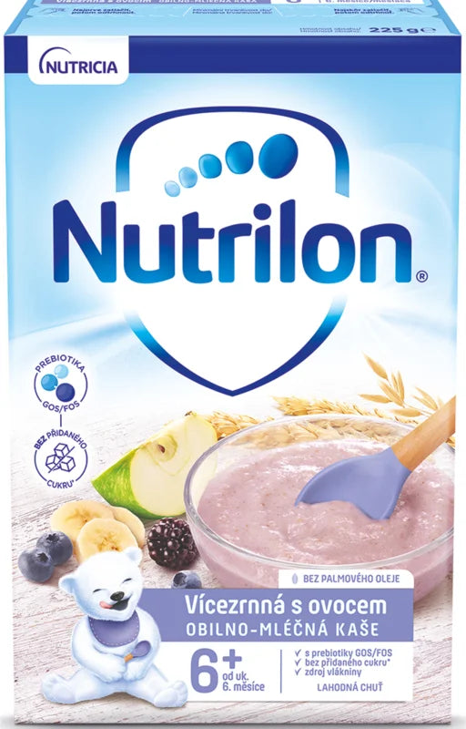 Nutrilon Cereal-milk porridge multigrain porridge with fruit 225 g