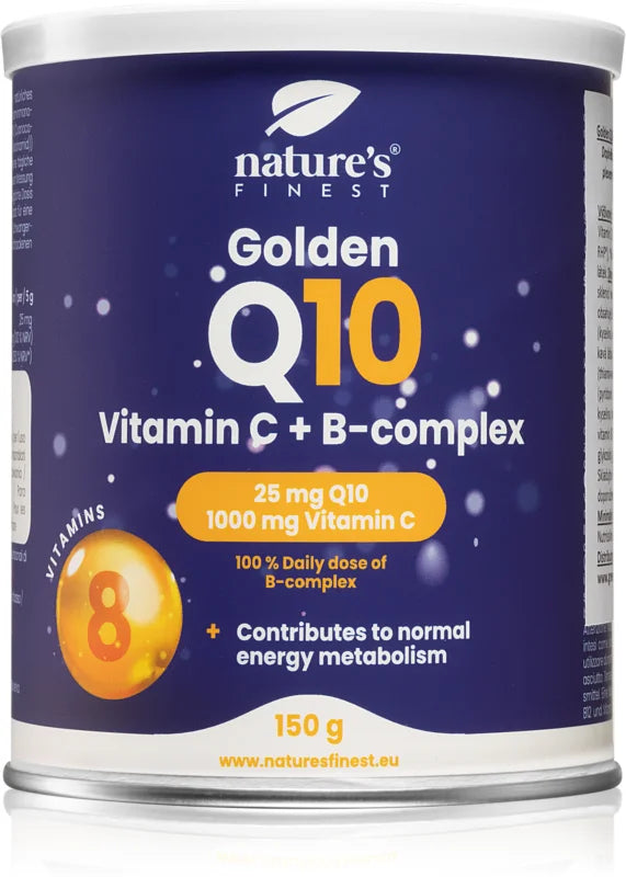 Nutrisslim Golden Q10 + Vitamin C + B-Complex Powder Orange Flavor 150 g