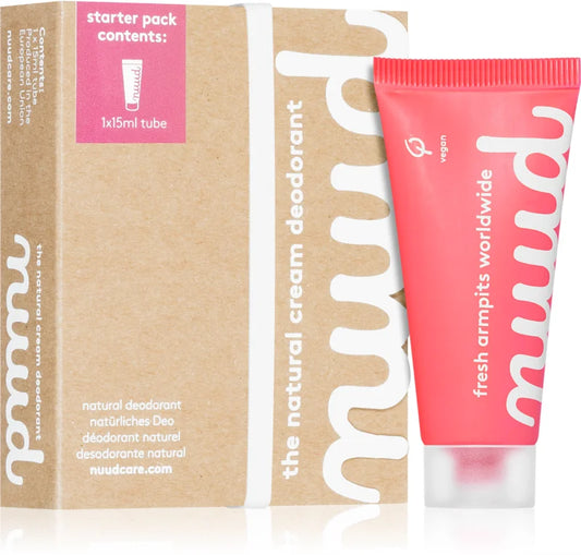 nuud Starter Pack Red Natural Creamy Deodorant 15 ml