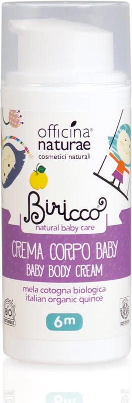 Officina Naturae Biricco Organic Baby Body Cream 6m and up - 100 ml