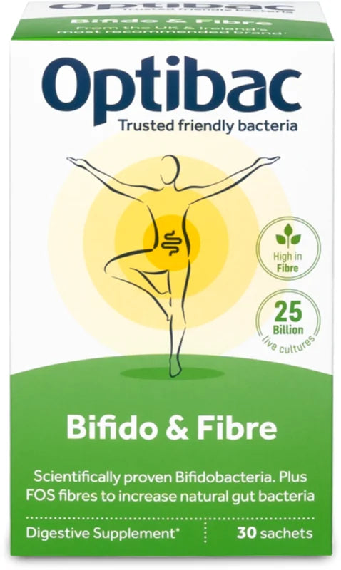 Optibac Bifido & Fibre Digestive Supplement