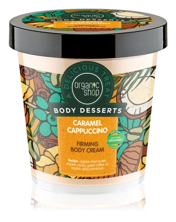 Organic Shop Body Desserts Caramel Cappuccino firming body cream 450 ml