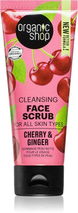 Organic Shop Ginger & Cherry cleansing face scrub 75 ml