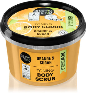 Organic Shop Orange & Sugar toning body scrub 250 ml