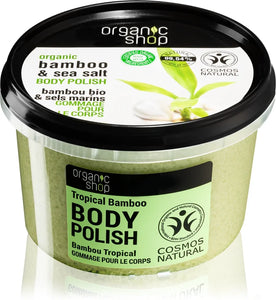 Organic Shop Organic Bamboo & Sea Salt energizing body scrub 250 ml